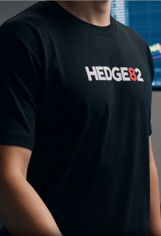 HEDGE82 Daily Trader T-shirt - 黑色